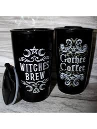Goth Ceramic Travel Mug