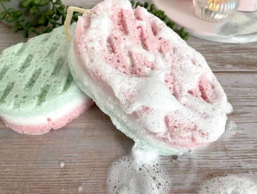Soap In Sponge