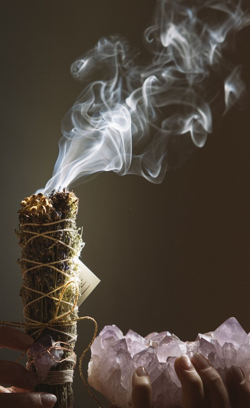 Sage, Smudge Packs, Other Incense and Crystals
