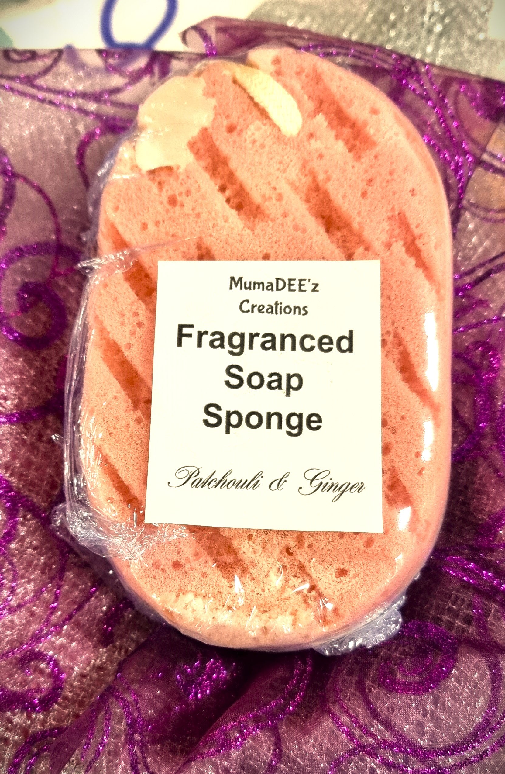 Soap Sponge - Ginger & Patchouli