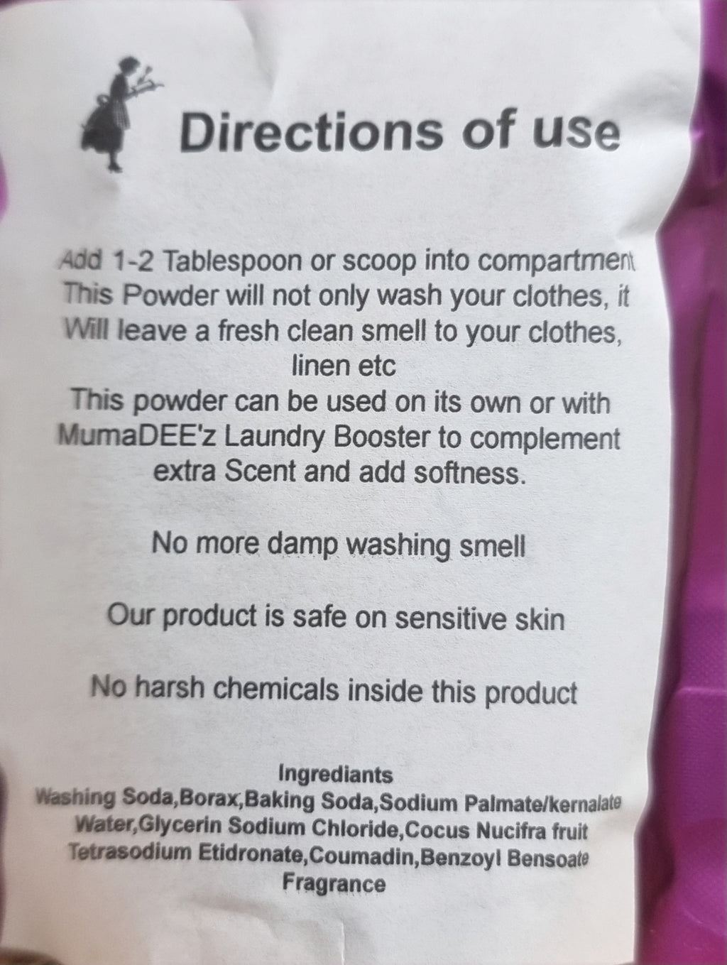 Laundry Powder- Clean Cotton