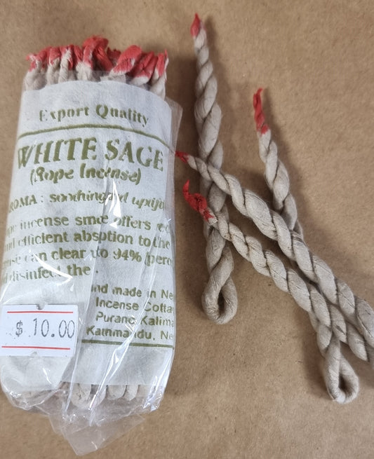 Rope incense White Sage