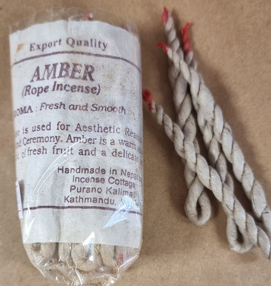 Rope incense Amber