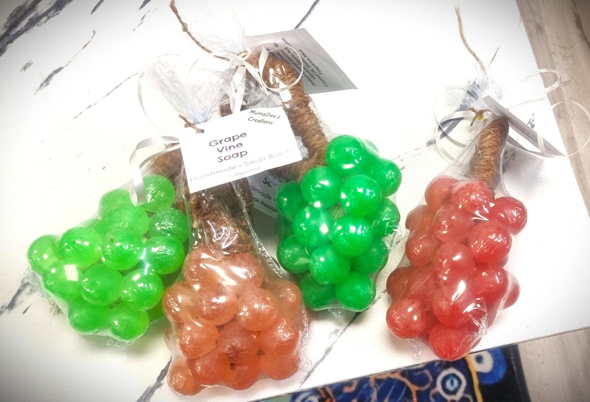 Handmade Grape Soap - Natural Fruity Gift Soap
