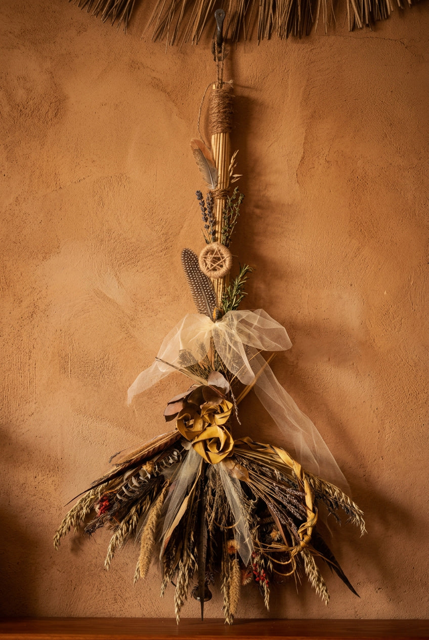 Witches Broom Decor