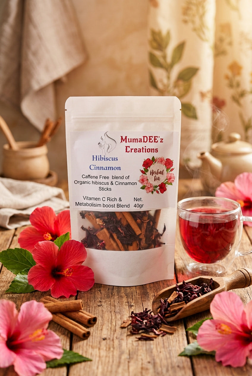 Hibiscus & Cinnamon Herbal Tea – 40g