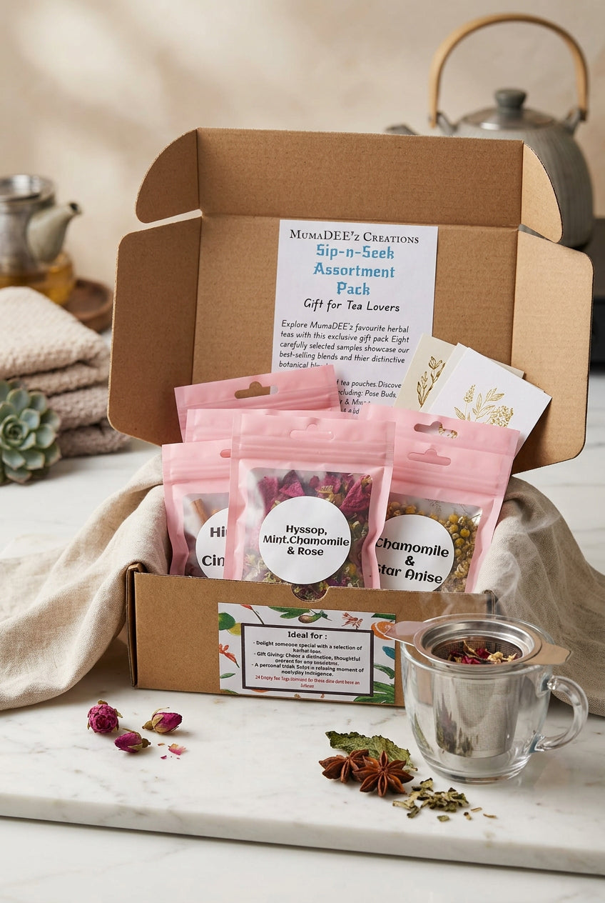 Sip-n-Seek Herbal Tea Assortment Gift Pack