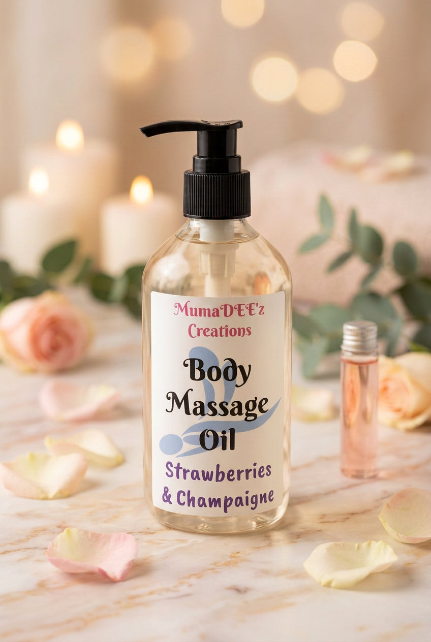 Strawberries & Champagne Body Massage Oil