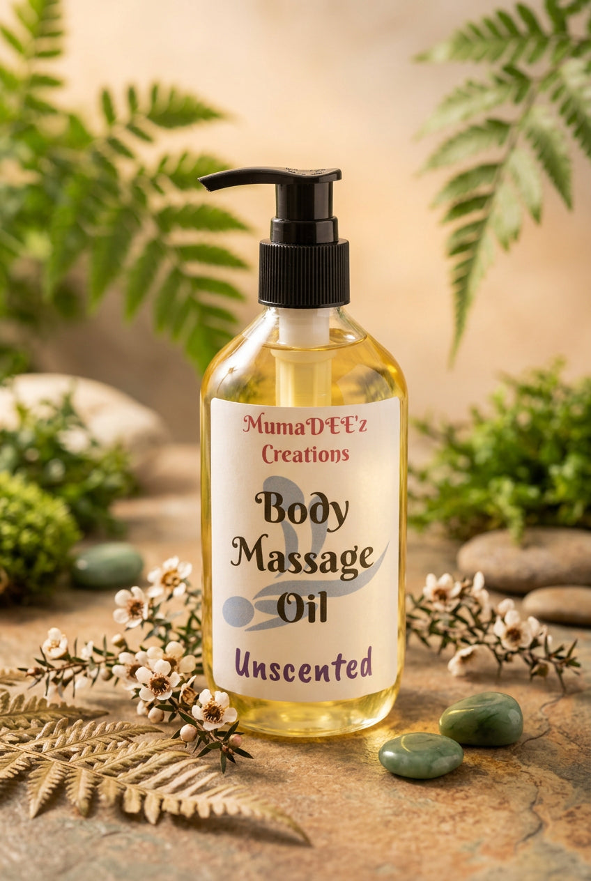 Unscented Body Massage Oil
