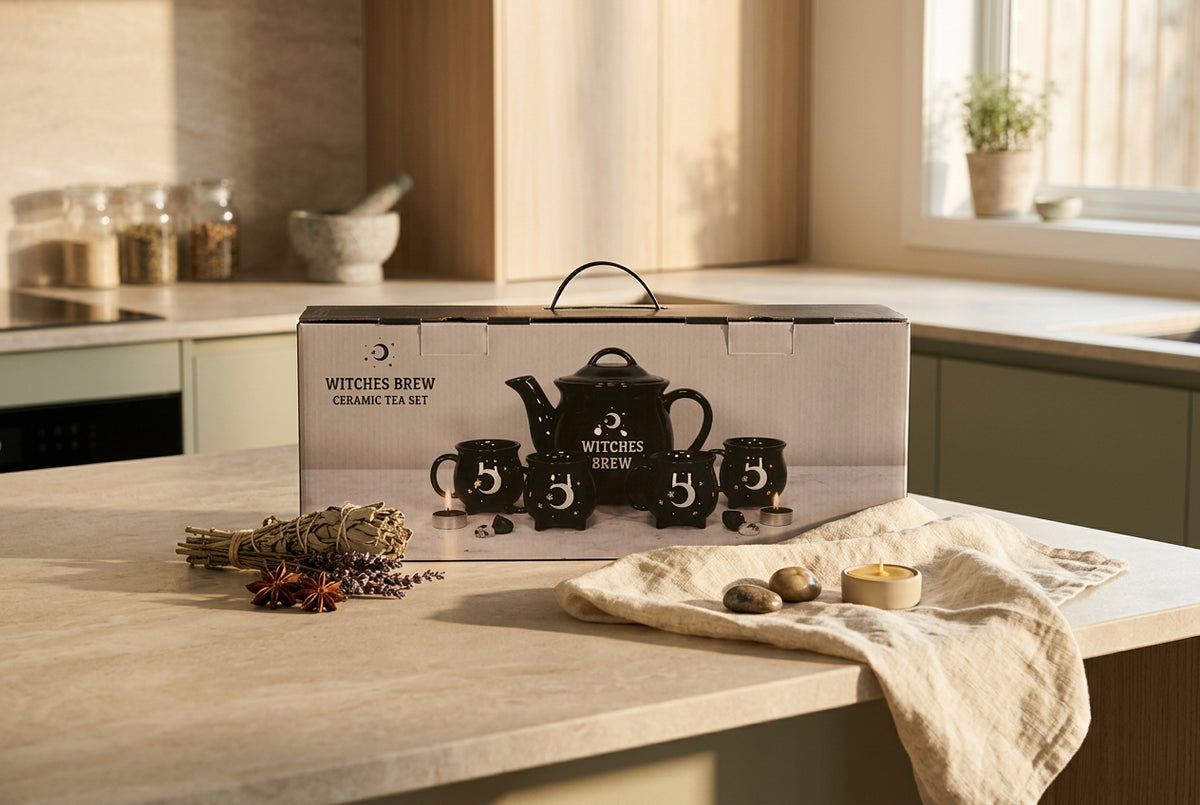 Witches Brew Tea Set | The Sacred Cauldron Collection