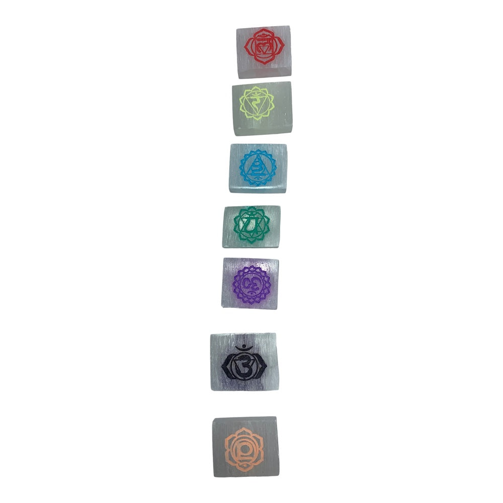 Selenite Charging Plate 7 chakra