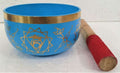 Throat Chakra Singing Bowl – Blue, 14cm