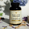 Limitless Blue Lotus & Lion's Mane Capsules - Natural Nootropic Supplement