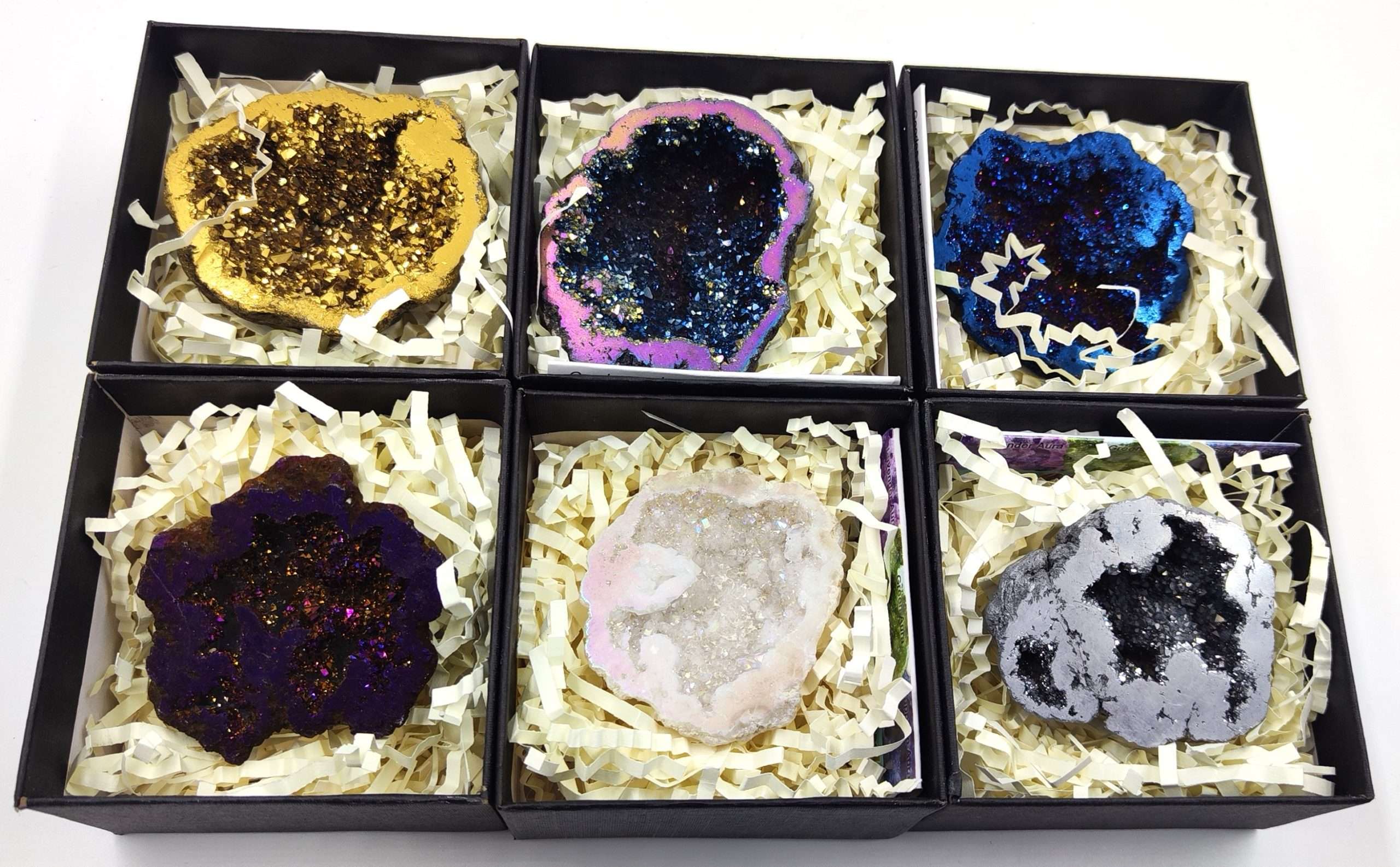 Aura Quartz Geodes