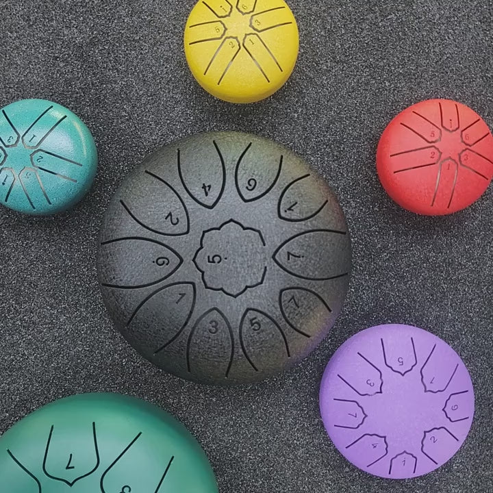 Rain Drum 6 Inch 11 Tone D Major