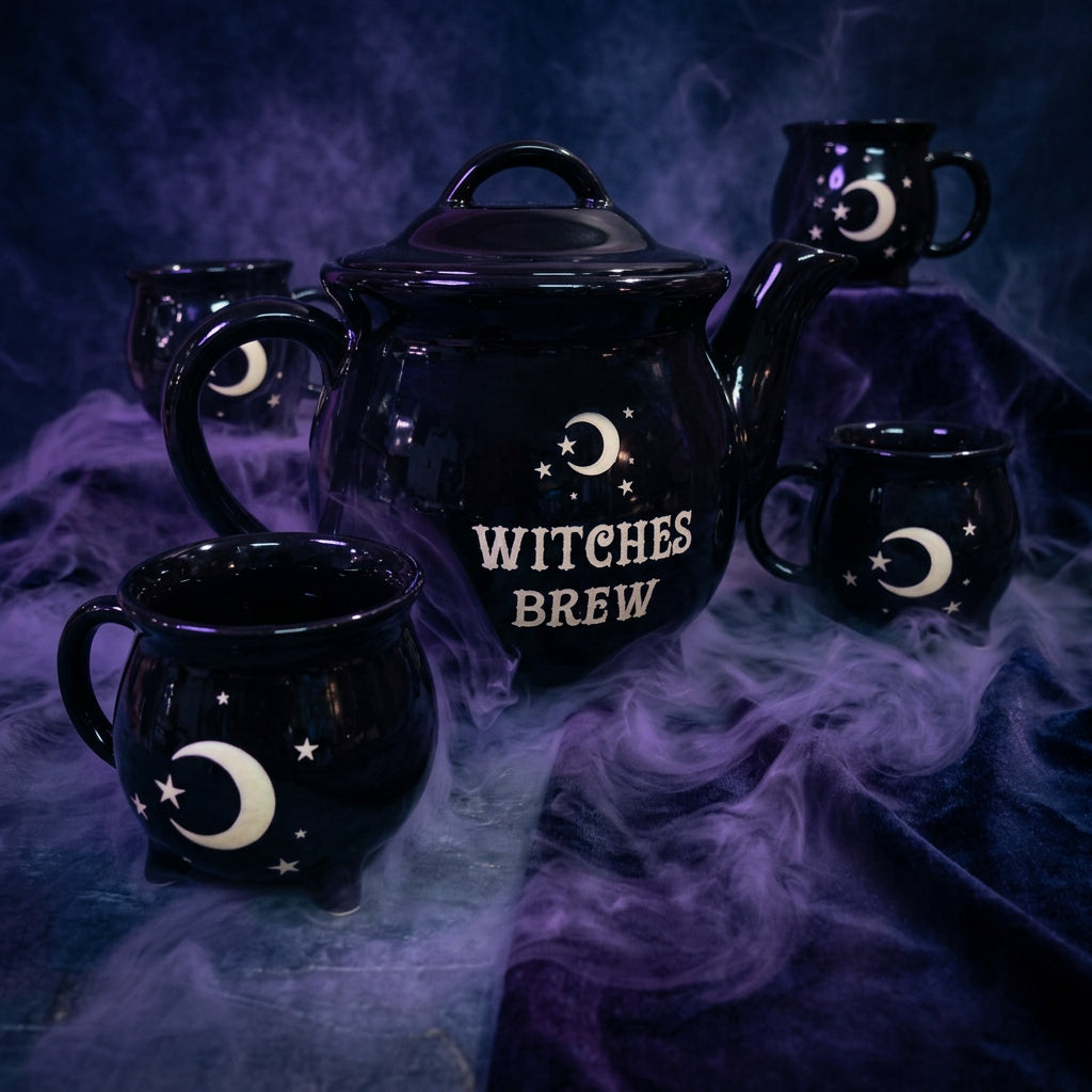 Witches Brew Tea Set | The Sacred Cauldron Collection